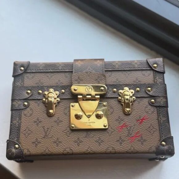 Louis Vuitton Handbags - Louis Vuitton Petite Malle Crossbody Handbag Monogram Reverse